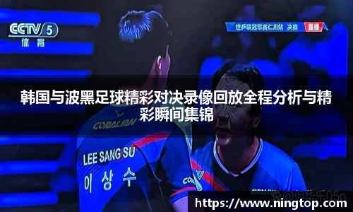 韩国与波黑足球精彩对决录像回放全程分析与精彩瞬间集锦
